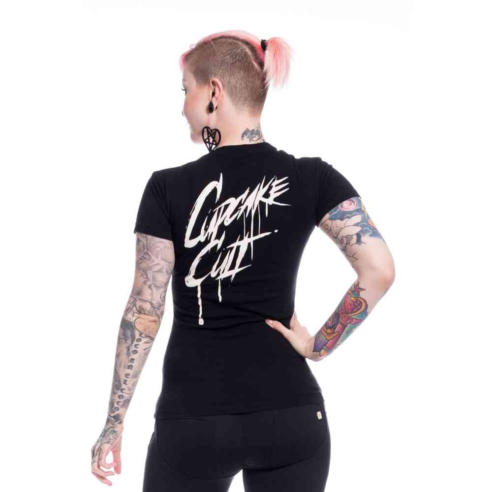 Cupcake Cult - INTERNAL UNICORN Top - Schwarz